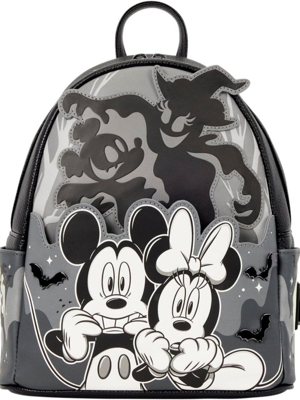 Glow-in-the-Dark Mickey & Minnie Mini Backpack - Light-Up Collectible Bag